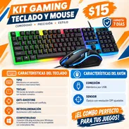 ¡KIT GAMING TECLADO + MOUSE RGB!. Factura + Garantía. - Img 58158338