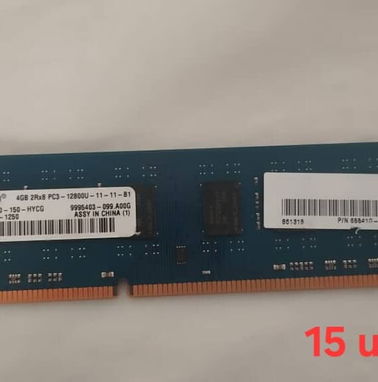 Memorias RAM de 4 GB DDR3. EN 15 usd cada una.53018397 - Img 90774915
