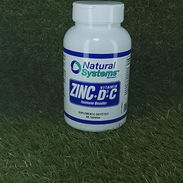 Zinc + Vitamina D3 + C Natural Systems - Potente Inmunoestimulante (60 Tabletas) - Img 55356549