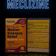Meclizine Meclizines Medicamentos Medicinas para Los Mareos - Img 50714525