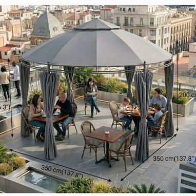 Pergola gazevo carpa exterior fiesta piscina terraza jardin - Img 125095949