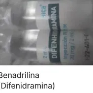 Difehidramina o benadrilina inyección - Img 54753757