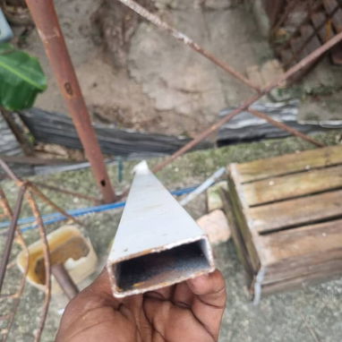 💣💣PERFILES CUADRADOS DE 40 X 10 DE 1.25 LARGO ENMALTADOS EN BLANCO - 2/2