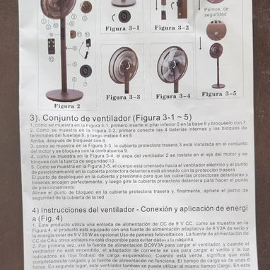 🔖Ventilador recargable de pedestal de la marca Sanumo - Img 122161775