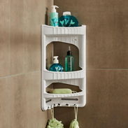Organizador de baño esquinero en 3800cup disponibles: 🏷️Beich 🩶Gris oscuro - Img 55880334