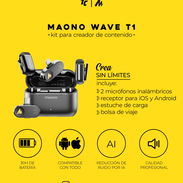Pack de micrófonos inalámbricos para Creador de Contenido | Estuche de Carga | - Img 56726117
