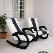 Sillones Comadritas de Madera Tapizados - Img 57530410