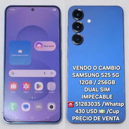 Vendo o cambio , SAMSUNG GALAXY S25 , dual sim , 256gb , 51283035 - Img 55539018