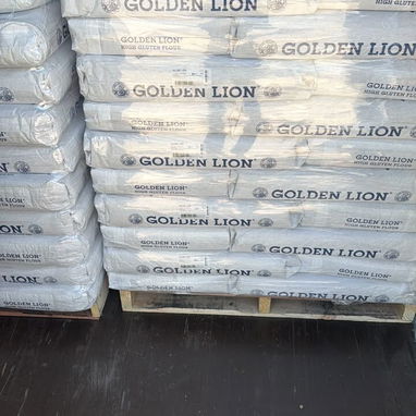 Harina 22.68 kg Precio:$ 27 usd  Gluten 37 Proteina 14  Produccion julio Venta minima 100 sacos  Almacen Lisa - 2/3