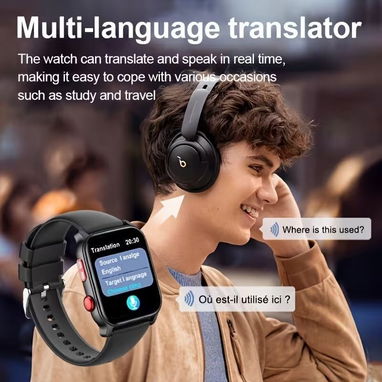 ⌚ Reloj Inteligente Traductor – 9 Idiomas + Llamadas - Img 125521874