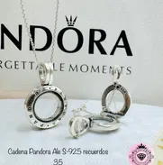 Cadena Pandora de Plata 925. Recuerdos. LM joyería. Garantía incluida en la compra. Tienda física y mensajería disponibl - Img 50620760