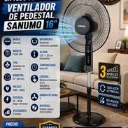💯 AIRE FRESCO Y POTENTE 💯 VENTILADOR DE PEDESTAL SANUMO. MENSAJERÍA CON FACTURA Y GARANTIA. 📲 54833699 - Img 56579812