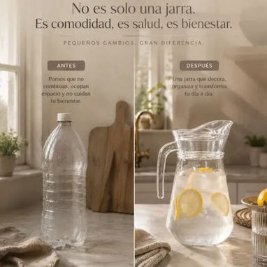 Jarra de cristal 1.3 Litros(CVV) - 2/6
