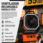 Ventilador Recargable - Img 57197901