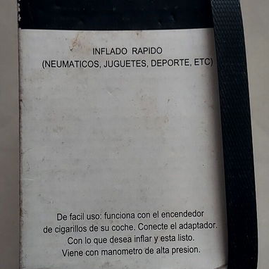 COMPRESOR DE AIRE PORTATIL PARA AUTOS. PAVON 52430370 - Img 125796697