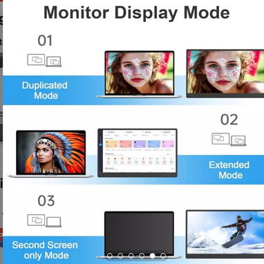 Monitores portátiles 15.6" //Compatible con: Laptop, Mac, PC, móviles y tablets Android y Apple, PS5 y S//Nuevos - Img 102109772
