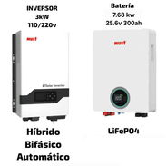 Inversor solar híbrido de 3kw must + batería de 7.68kw must "" - Img 55953414
