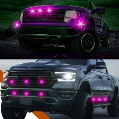 Leds redondos decorativos morados en 1.50 USD c/u compra libre, le sirve a todo - Img 117453128