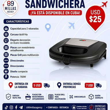 Tostadora  Sandwichera - Img 123063680