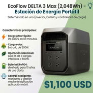 ECOFLOW Delta 3 Max (2,048Wh) - Estación de Energía – Planta Eléctrica - Img 54181190