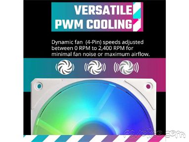 0km✅ Fan Cooler Master Mobius 120P ARGB White 📦 PWM ☎️56092006 - Img 67541538