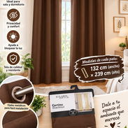 🛏️ Cortinas Blackout (Tapasol) – Bloquea la luz y el calor – Varios colores y precios 🌙 - Img 56757625