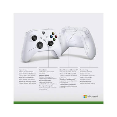 Xbox Core Wireless Controller – Robot White - 53577346 - Img 123903047