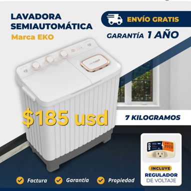 ‼️🧼Lavadoras automáticas, semiautomáticas... y más electrodomésticos👌Factura, GARANTIA REAL. 53220916 - 4/6