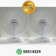 2 Ventiladores de mesa x $50 USD, 6 meses de garantía. Propiedad, Factura y Slip de compra - Img 52055465