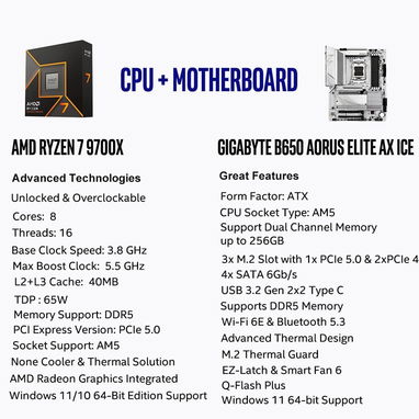 Kit AMD Ryzen 7 9700X-Aorus - Img 123599195