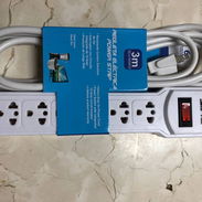Extensión regleta universal – 3 metros Cable resistente de 3 m, soporta hasta 16 amperes, venta habana - Img 55810298