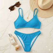 Bikini "Azure Texture" – Edición Elegance Talla M - Img 56991150