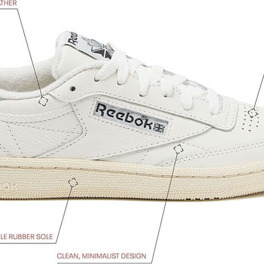 Zapatillas Reebok Club C 85 originales, # 41 vintage , para mujer, blancas para mujer. - Img 121545747