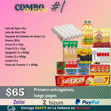 COMBOS DEL COMIDA CON DOMICILIO INCLUÍDO PARA TODA LA HABANA - 3/8