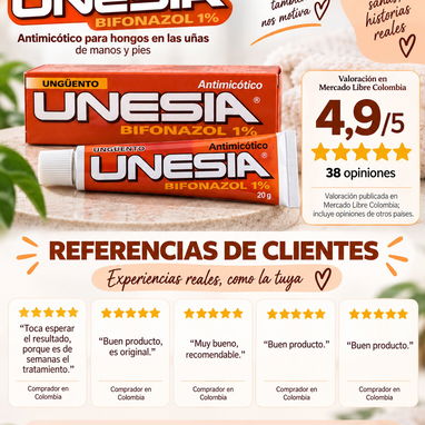 Hongos uñas ENFERMAS (onicomicosis) tratamiento antimicótico UNESIA - 5/5