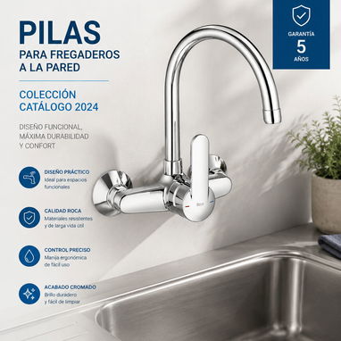 Pilas Roca de lavamano, Ducha, fregadero - 5/8