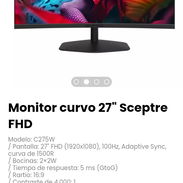 Monitor curvo 27" Sceptre FHD Modelo: C275W - Img 53538953