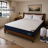 Colchón Queen + Almohada - EDSM A Queen* 1,50 x 2,00 m 💰330 USD ( _con 2 almohadas hoteleras_ ) - Img 55045004