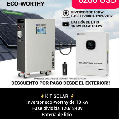 Todo eco-worthy Bateria 16 kwh,kit 10 con 16 - 3/3