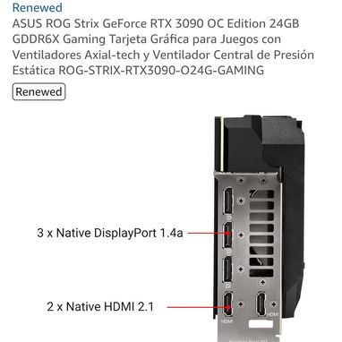 Ofertaza!!!! Tarjeta de video Asus Rog Strix RTX 3090 - Img 123046117
