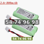 Pilas Recargables de teléfono inalámbrico 2.4V 800mAh - Img 57192718