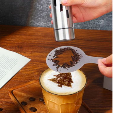 🎨 SET DE 16 PLANTILLAS PARA CAFÉ - ¡DECORA TU CAPPUCCINO! - Img 123932993