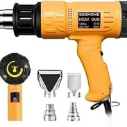 $50 usd 🔥 Pistola de calor profesional SEEKONE 1800W 🌡️ Rango de temperatura: 122 °F a 1202 °F (50 °C – 650 °C) 🎛️ Co - Img 55753231