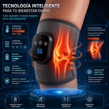 Manta calor y masajes recargable - Img 123342975