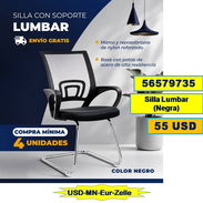 FG-721-P-FADIAR-Silla Lumbar Negra...55 USD...56579735...Compra Mínima 4 unidades....Envio Gratis - Img 56416152