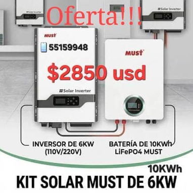 Estación de energía 6/15 kwh Must(factura, mensajería, garantía) - 2/9