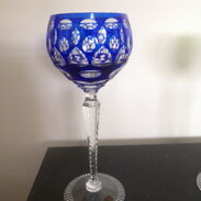 Vendo 8 copas de cristal alemán (Zona occupied) Cortado y color-52687700 - Img 45359613