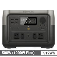 EcoFlow RIVER 2 Max con 512Wh, 500W - Pico 1000W, Batería LiFePO y Carga Rápida Estación de Energía Portátil Precio:480 - Img 55619067