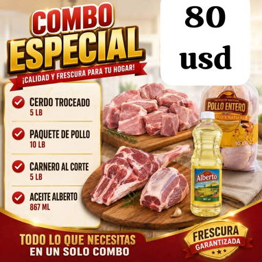 Combo de comida en la isla de la juventud, - 10/10