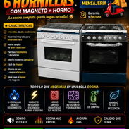 Cocina de horno milexus de 6 hornillas - Img 57149695